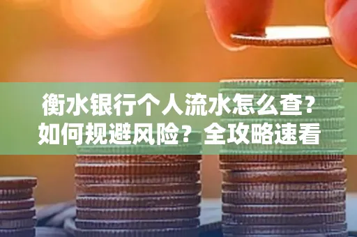 衡水银行个人流水怎么查?如何规避风险?全攻略速看